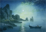 Mer nocturne, aivazovski, tableau
