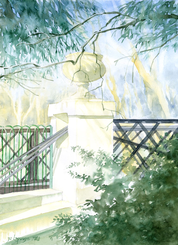 Paris- Vincennes park - Watercolors